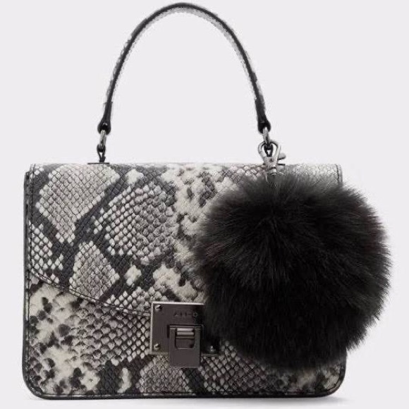 Aldo Snakeskin Adjustable Crossbody Bag - Picture 2 of 8